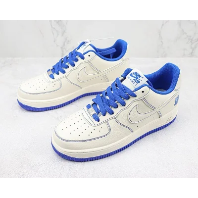 Undefeated x Nike Air Force 1 Low "White Vine/Blue" фото № 5