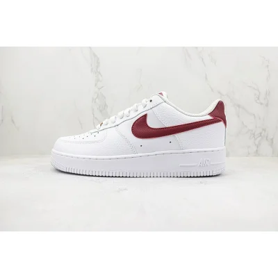 Nike Air Force 1 Low "White/Team Red" фото № 2