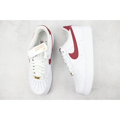 Nike Air Force 1 Low "White/Team Red" фото № 7