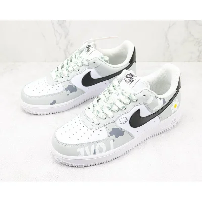 Nike Air Force 1 Low "Love and Flowers White/Grey/Black" фото № 5
