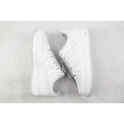 Nike Air Force 1 Low "White/Light Grey/Cream Swoosh" фото № 7 Nike Air Force 1 Low "White/Light Grey/Cream Swoosh" фото № 7