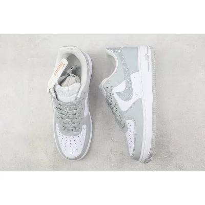 Nike Air Force 1 Low "Gray and White Cashew Flower" фото № 6