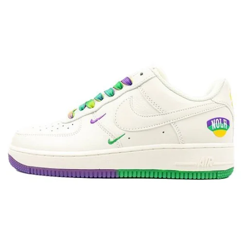 Nike Air Force 1 Low "Beige/Green/Purple"