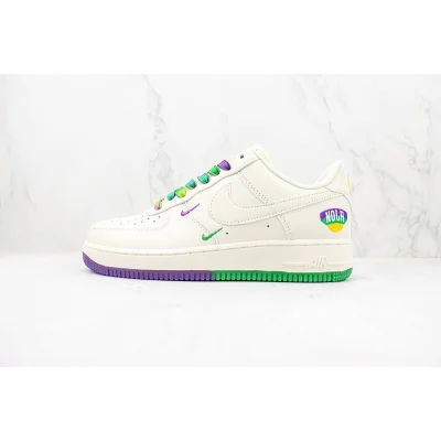 Nike Air Force 1 Low "Beige/Green/Purple" фото № 2 Nike Air Force 1 Low "Beige/Green/Purple" фото № 2