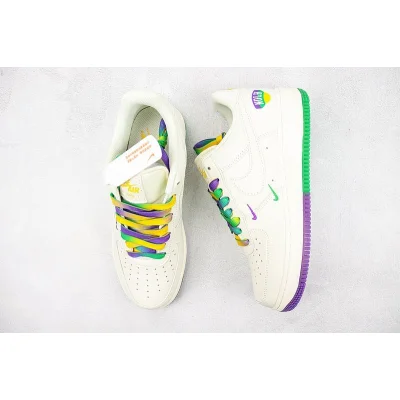 Nike Air Force 1 Low "Beige/Green/Purple" фото № 7 Nike Air Force 1 Low "Beige/Green/Purple" фото № 7