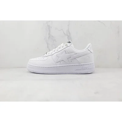 A Bathing Ape x Nike Air Force 1 Low "Triple White Sta" фото № 2