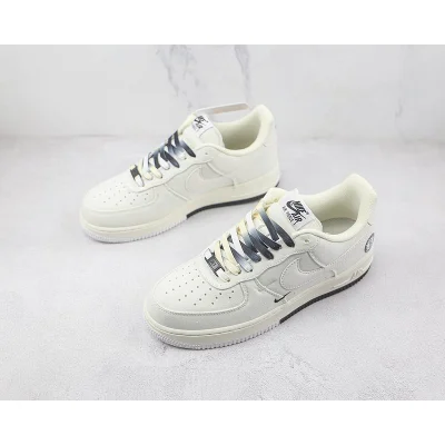 Nike Air Force 1 Low "Broklyn Rice White/Black" фото № 5