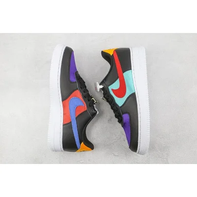 Nike Air Force 1 Low "Black/Red/Washed Teal" фото № 7