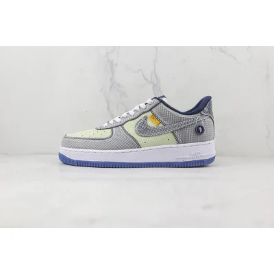Union x Nike Air Force 1 07 Low "Grey/White/Green" фото № 2