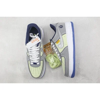 Union x Nike Air Force 1 07 Low "Grey/White/Green" фото № 7