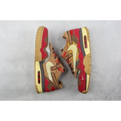 CLOT x Nike Air Max 1 "Red/Brown/Grey/Yellow" фото № 5