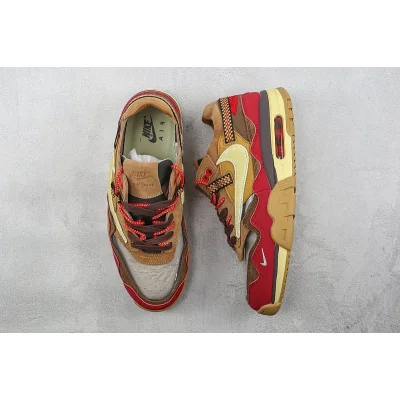 CLOT x Nike Air Max 1 "Red/Brown/Grey/Yellow" фото № 6