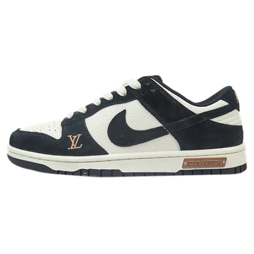Louis Vuitton x Nike Dunk Low "Obsidian Black/Porcelain White"