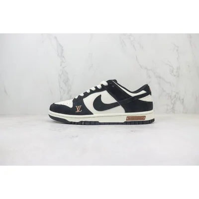 Louis Vuitton x Nike Dunk Low "Obsidian Black/Porcelain White" фото № 2 Louis Vuitton x Nike Dunk Low "Obsidian Black/Porcelain White" фото № 2