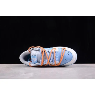 Nike Dunk Low Retro "Platinum/Blue Sky/Orange" фото № 8