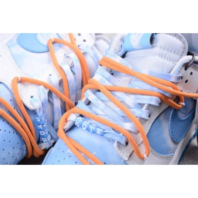Nike Dunk Low Retro "Platinum/Blue Sky/Orange" фото № 4