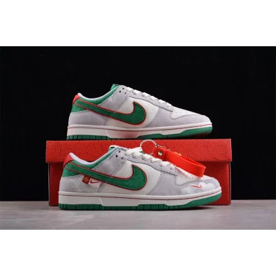 Nike Dunk Low "Gray/Green/Red" фото № 7