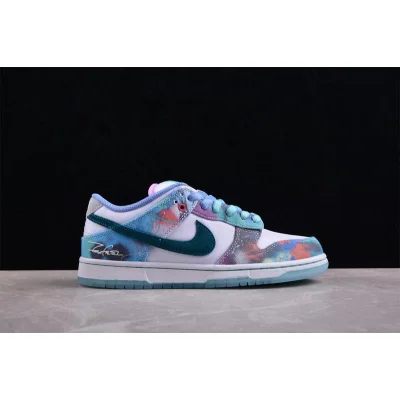 Futura x Nike SB Dunk Low "Bleached Aqua" фото № 6