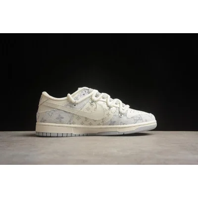 Louis Vuitton x Nike Dunk Low "Gray/Beige" фото № 5