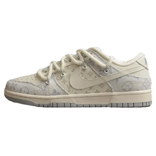 Louis Vuitton x Nike Dunk Low "Gray/Beige"