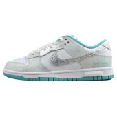 PandaPrank x Nike Dunk Low "White/Silver"