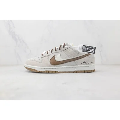 Nike Dunk Low SE 85 Double Swoosh "Grey/Brown" фото № 2