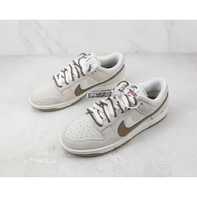 Nike Dunk Low SE 85 Double Swoosh "Grey/Brown" фото № 5