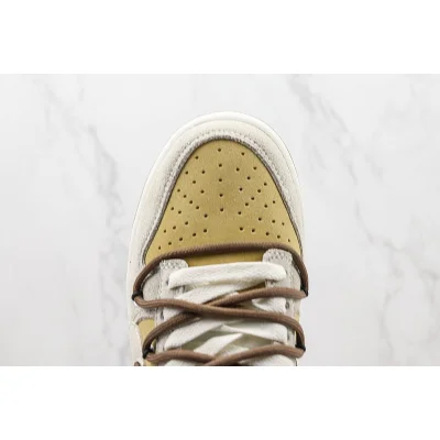 Nike Dunk Low SE 85 Double Swoosh "Grey Bear/Yellow" фото № 3