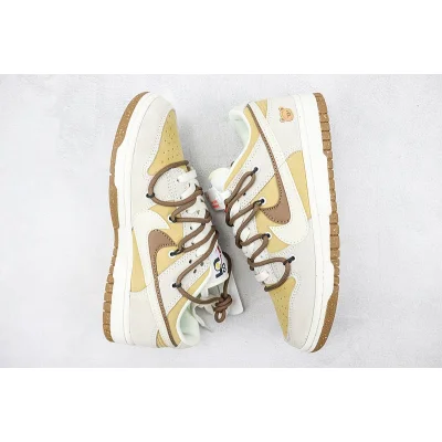 Nike Dunk Low SE 85 Double Swoosh "Grey Bear/Yellow" фото № 7