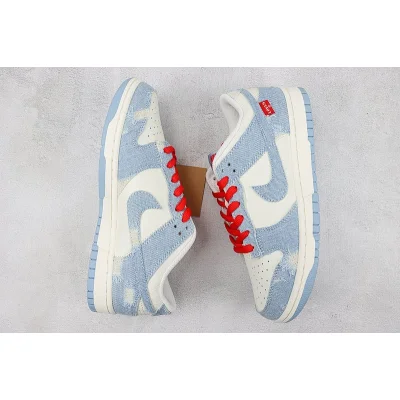 Levis x Nike SB Dunk Low "Jeans Blue" фото № 6