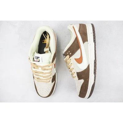 Nike Dunk Low Double Swoosh "Sail Brown" фото № 6