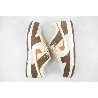 Nike Dunk Low Double Swoosh "Sail Brown" фото № 7