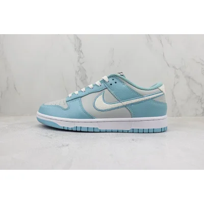 Nike Dunk Low "Fleece Swoosh/Light Blue" фото № 2