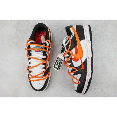Nike Dunk Low "Multi-Swoosh/Orange" фото № 7