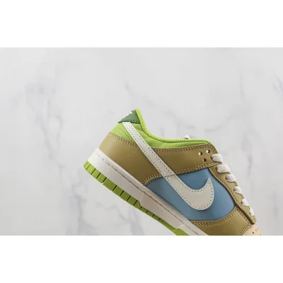 Nike Dunk Low "Brown Veail/Sail/Vivid Green" фото № 3