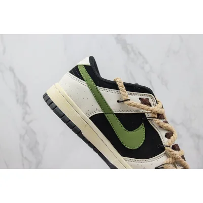 Nike SB Dunk Low "Black/Bamboo Green" фото № 3