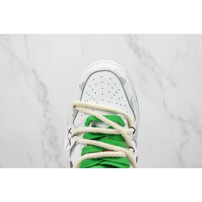 Nike Dunk Low Custom "Breaking" фото № 4