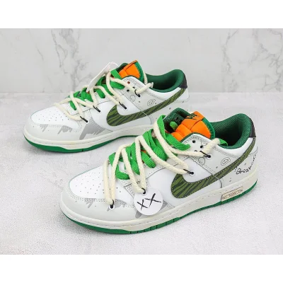 Nike Dunk Low Custom "Breaking" фото № 5