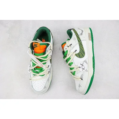 Nike Dunk Low Custom "Breaking" фото № 6