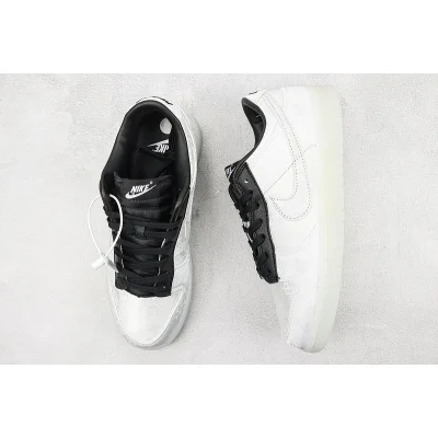 CLOT x Fragment x Nike Dunk Low "White/Black" фото № 6