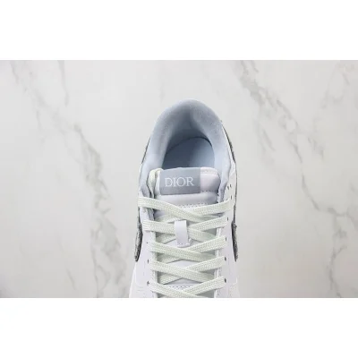 DIOR x Nike Dunk Low "White/Light Grey/Mini Swoosh" фото № 5