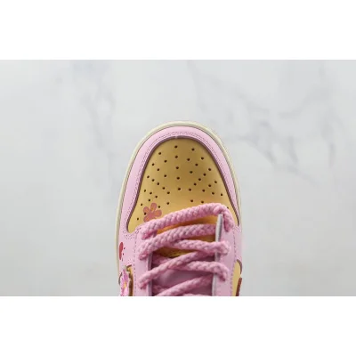 Nike Dunk Low GS "Pink/Yellow/Red" фото № 3