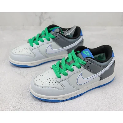 Nike SB Dunk Low "Two-Toned Grey/White/Blue/Green" фото № 5