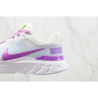 Nike React Infinity Run Flyknit 3 "Grey/Rush Fuchsia" фото № 4