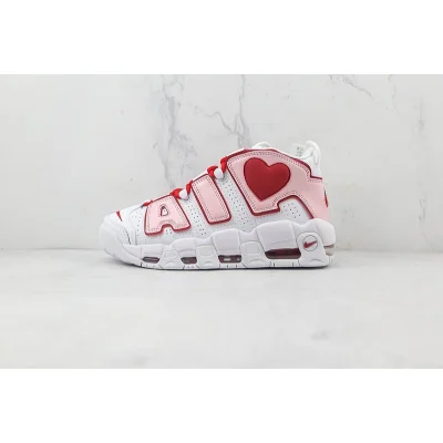 Nike Air More Uptempo 96 QS "White/Pink/Red Love" фото № 2