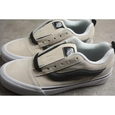 Vans Knu Skool "Beige Black" фото № 3