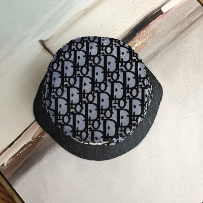 Панамка Dior Monogram "Black/Gray" фото № 2