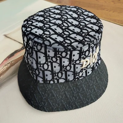 Панамка Dior Monogram "Black/Gray" фото № 9