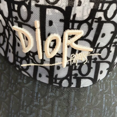 Панамка Dior Monogram "Black/Gray" фото № 8