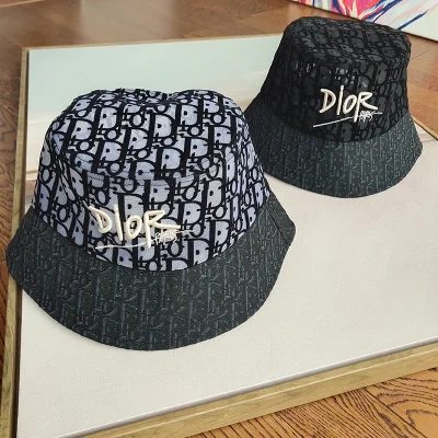 Панамка Dior Monogram "Black/Gray" фото № 7